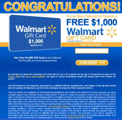 What is the minimum amount you can put on a walmart gift card